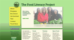 Desktop Screenshot of foodliteracyproject.org