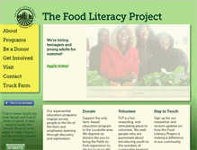 Tablet Screenshot of foodliteracyproject.org